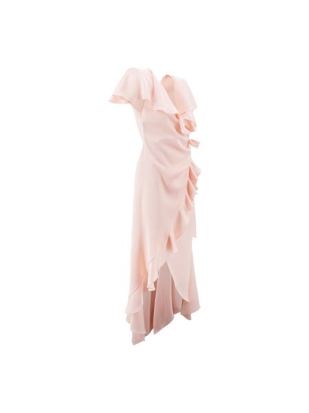 Satin kleid mit rüschen Philosophy Di Lorenzo Serafini pink