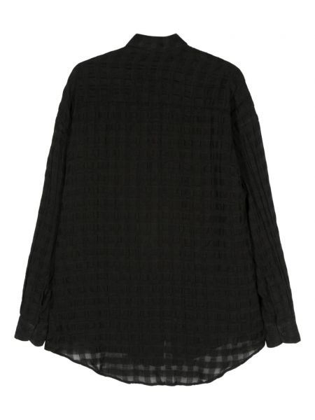 Caurspīdīgs krekls Costumein melns