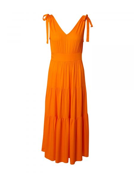 Midi šaty Trendyol oranžová