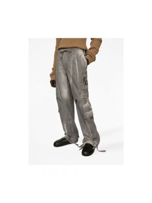 Pantalones cargo desgastados Dolce & Gabbana gris