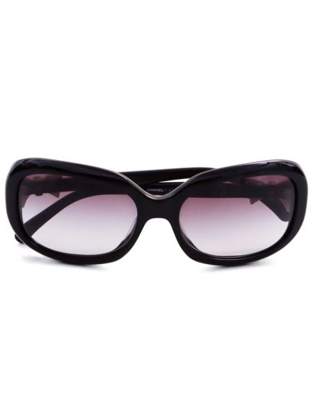 Gradienta krāsas saulesbrilles Chanel Pre-owned melns