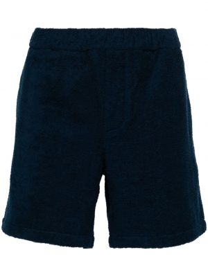 Shorts en coton Prada bleu
