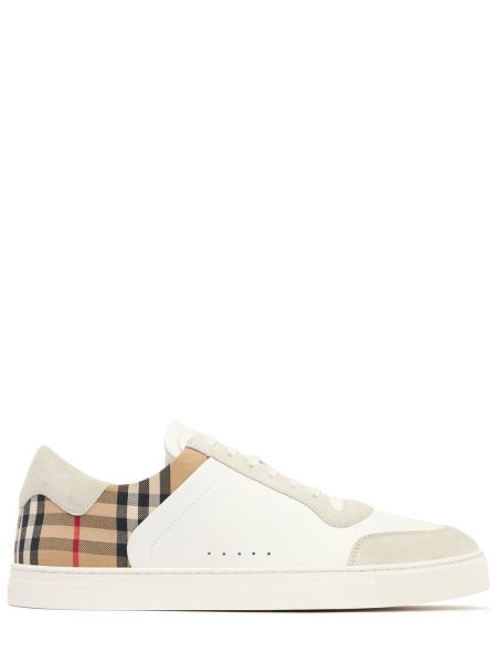 Læder lave sneakers Burberry