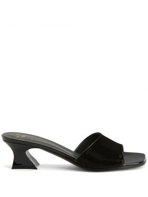 Sandale din piele Giuseppe Zanotti negru