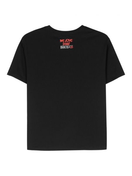 T-shirt à imprimé Emporio Armani noir