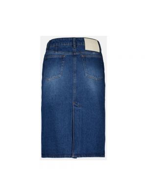 Spódnica jeansowa Ami Paris niebieska