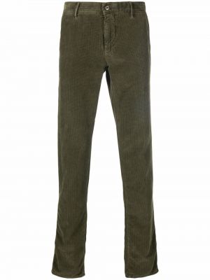 Pantalones chinos de pana Incotex verde