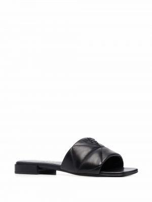 Stepētas sandales Prada melns