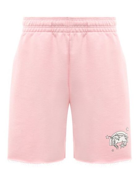 Хлопковые шорты Vetements розовые