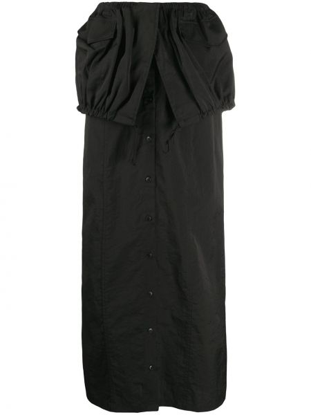Falda larga Jacquemus negro