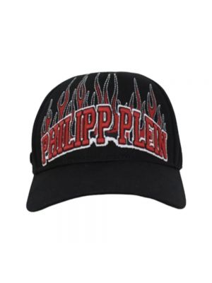 Czarna czapka z daszkiem Philipp Plein