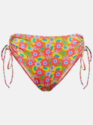 Floral høy midje bikini Bananhot