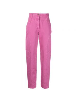 Straight jeans Alberta Ferretti pink