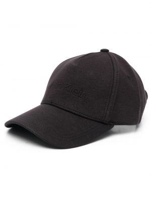 Brodert cap Calvin Klein svart