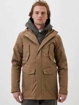 Утепленная демисезонная куртка Trailhead коричневая