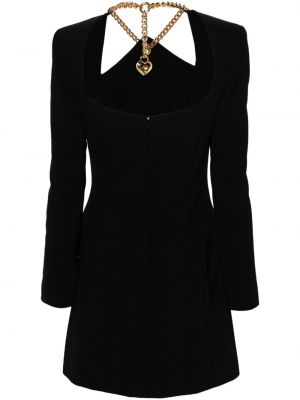 Sukienka koktajlowa Moschino czarna