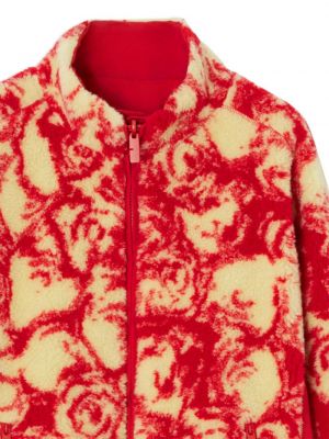 Beidseitig tragbare fleece jacke mit print Burberry