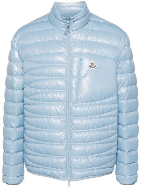 Kapitone ceket Moncler mavi