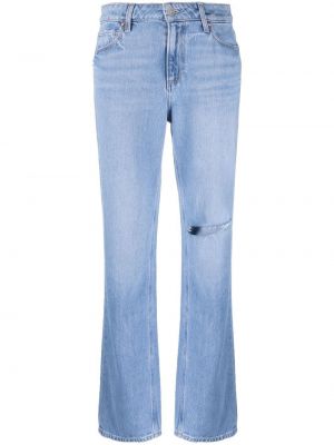 Zerrissene straight jeans Paige blau