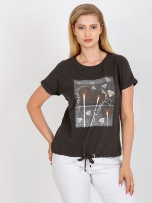 Bavlněné tričko s potiskem Fashionhunters
