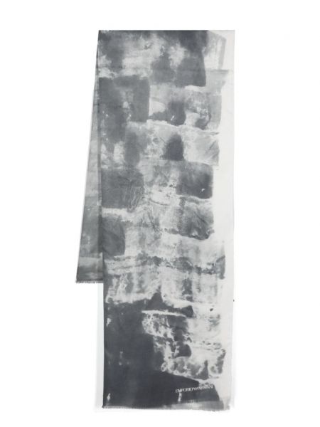 Schal mit print Emporio Armani