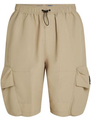 Shorts cargo avec applique Karl Lagerfeld Jeans beige