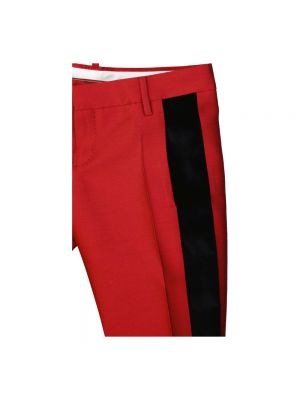 Pantalón clásico Dsquared2 rojo