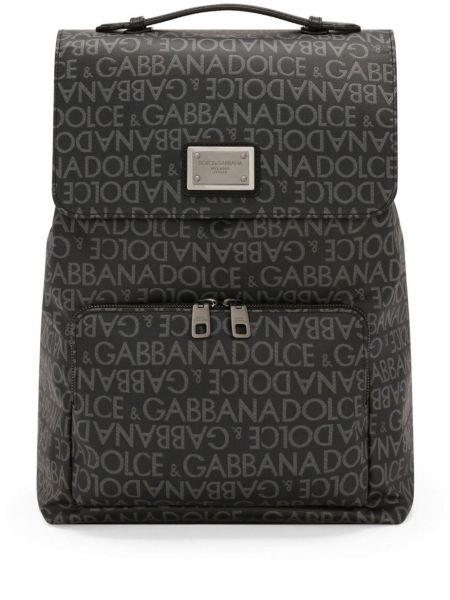 Jacquard rygsæk Dolce & Gabbana sort