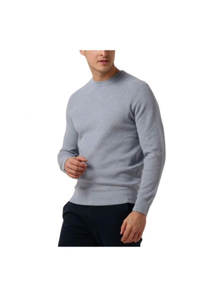 Pullover mit rundem ausschnitt Profuomo blau