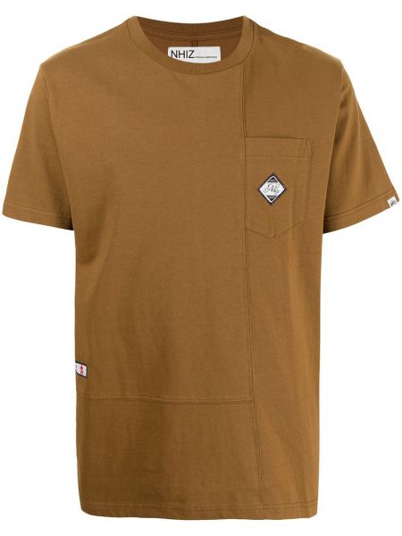 Camiseta con estampado Izzue marrón