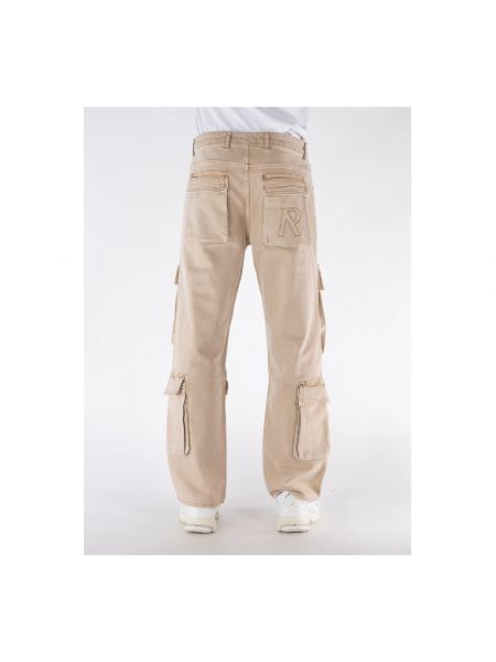 Pantalones rectos bootcut Represent beige