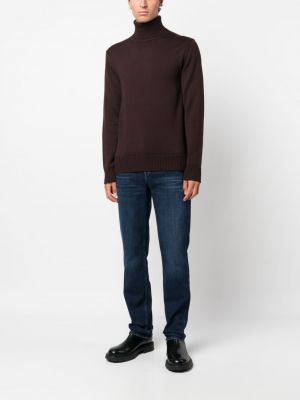 Sweter wełniany Altea brązowy