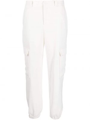 Pantalon cargo avec poches P.a.r.o.s.h. blanc