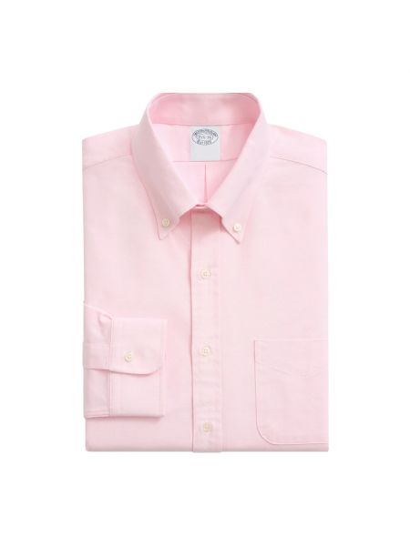 Daunen hemd mit geknöpfter mit button-down-kagen Brooks Brothers pink