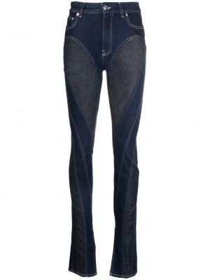 Skinny jeans Mugler blau