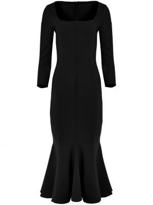Коктейлна рокля Carolina Herrera черно