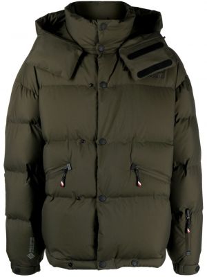 Dūnu jaka ar kapuci Moncler Grenoble zaļš