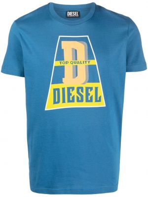 T-shirt Diesel blå