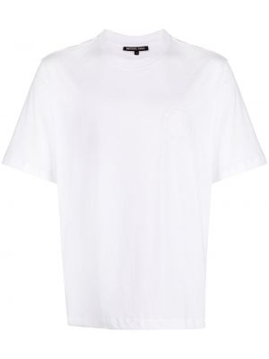 T-shirt aus baumwoll mit print Michael Kors weiß