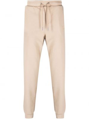 Bavlnené teplákové nohavice Karl Lagerfeld béžová