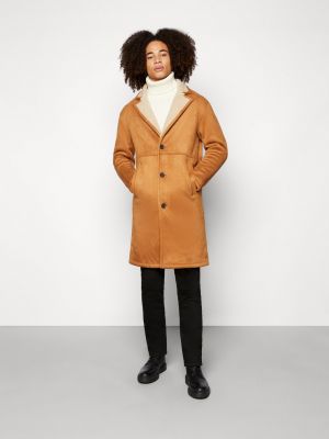 Пальто Only & Sons коричневое