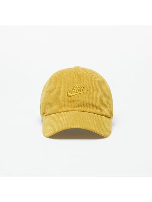 Manšestrová kšiltovka Nike žlutá