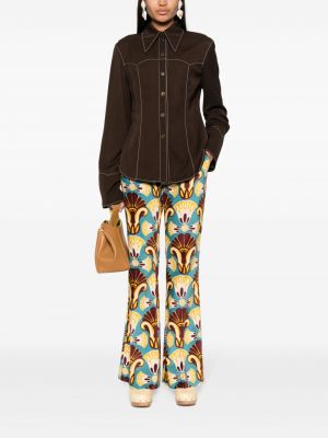 Aksamitne proste spodnie Eva Longoria