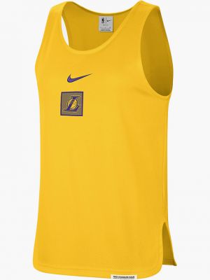 Майка из джерси Nike желтая
