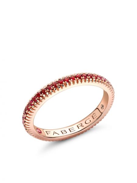 Prsten od ružičastog zlata Fabergé