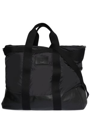 Nylónová nákupná taška Saint Laurent čierna