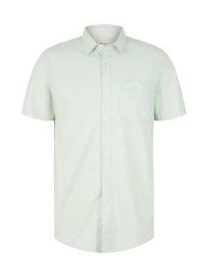 Rifľová košeľa Tom Tailor Denim - zelená