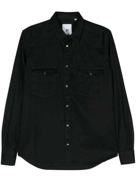 Дънкова риза Pt Torino черно