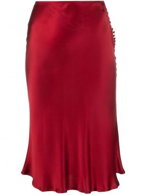 Fustă Christian Dior roșu