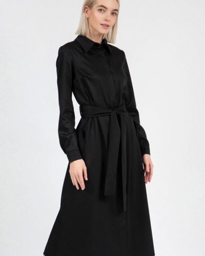 Платье-рубашка Olivegrey черное